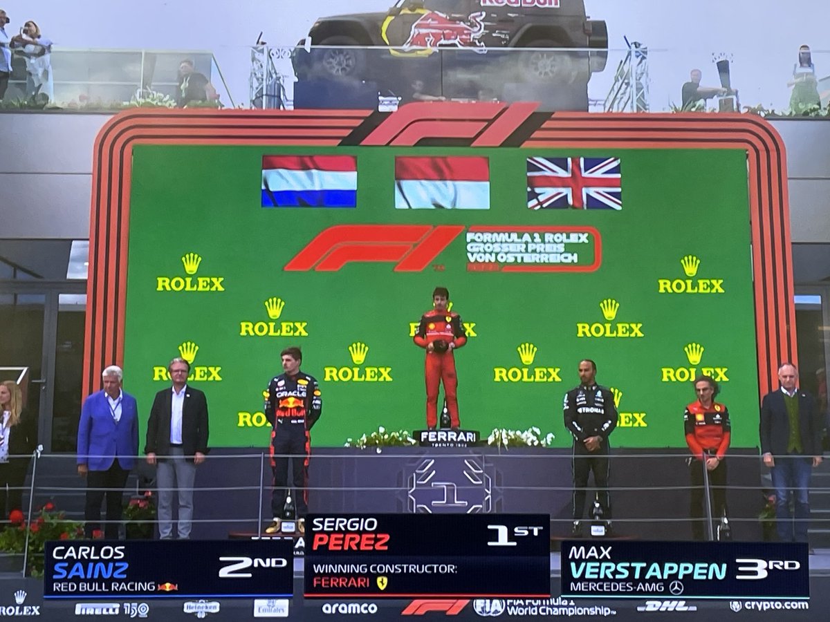 s7evieboy's tweet photo. Spot the deliberate mistake, someone is going to get sacked.
Wrong drivers, wrong teams wrong positions. ⁦@LewisHamilton ⁦@Max33Verstappen⁩ ⁦@Charles_Leclerc⁩ #F1 #Mercerdes #redbull #Ferrari https://t.co/uGpmDUr3xs