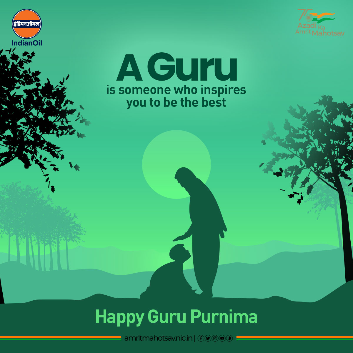 IndianOilcl's tweet photo. This Guru Purnima, join us in thanking those who have helped us become what we are today. 
Happy Guru Purnima! #IndianOil #GuruPurnima https://t.co/4jsynswLd0