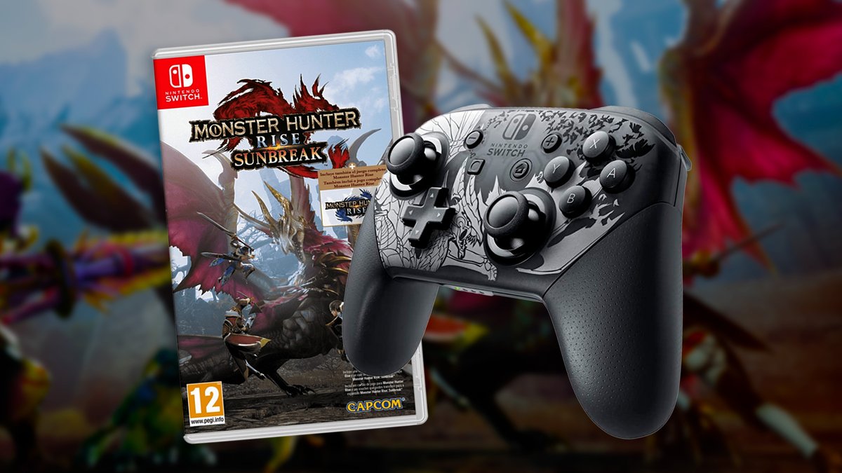 VandalOnline's tweet photo. Sorteamos una copia física de Monster Hunter Rise Sunbreak + mando Pro. Para participar:

- RT, usa el hashtag #DemoMonsterHunterRise y responde a este tweet diciendo qué es lo que más te gusta de la saga Monster Hunter.
- Participa hasta las 23:59h, solo residentes en España. https://t.co/Z7TmFj1r4R