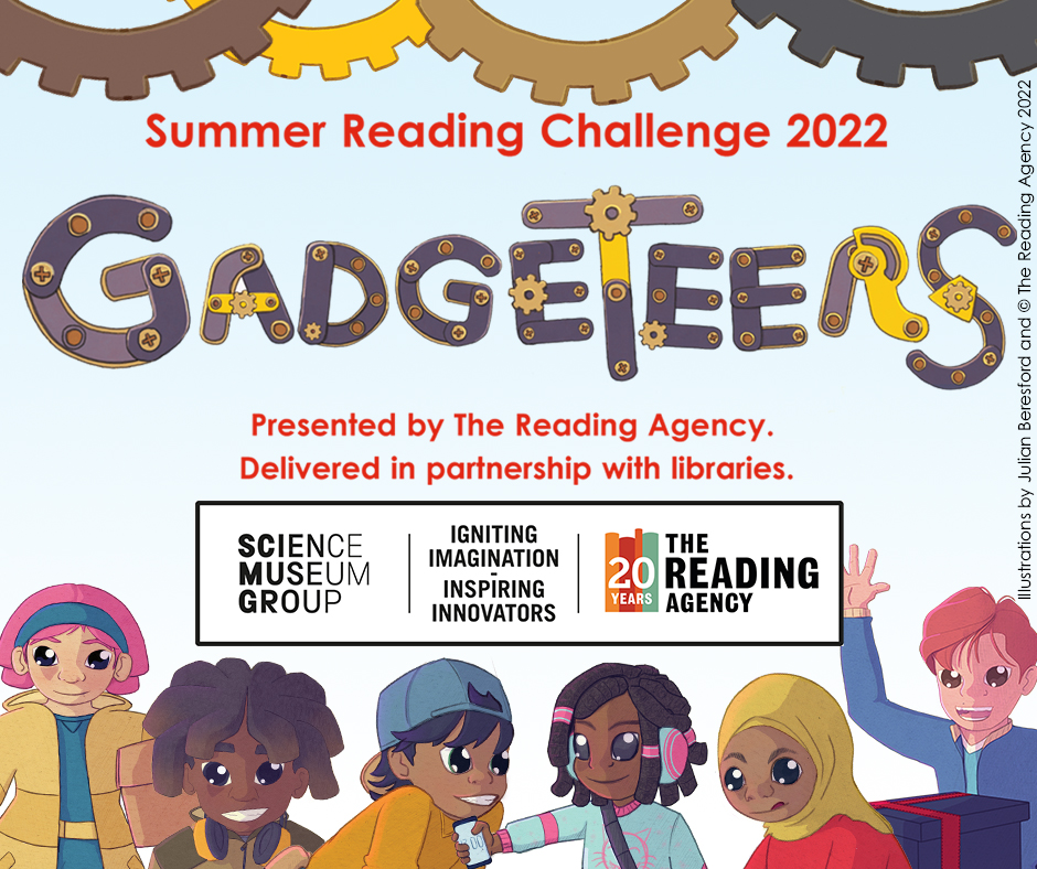 The #SummerReadingChallenge is here 
The Reading Agency have teamed up with Science Museum inviting children to join the #Gadgeteers on a reading adventure exploring science and innovation 
Children can sign up in their local library or online  summerreadingchallenge.org.uk
