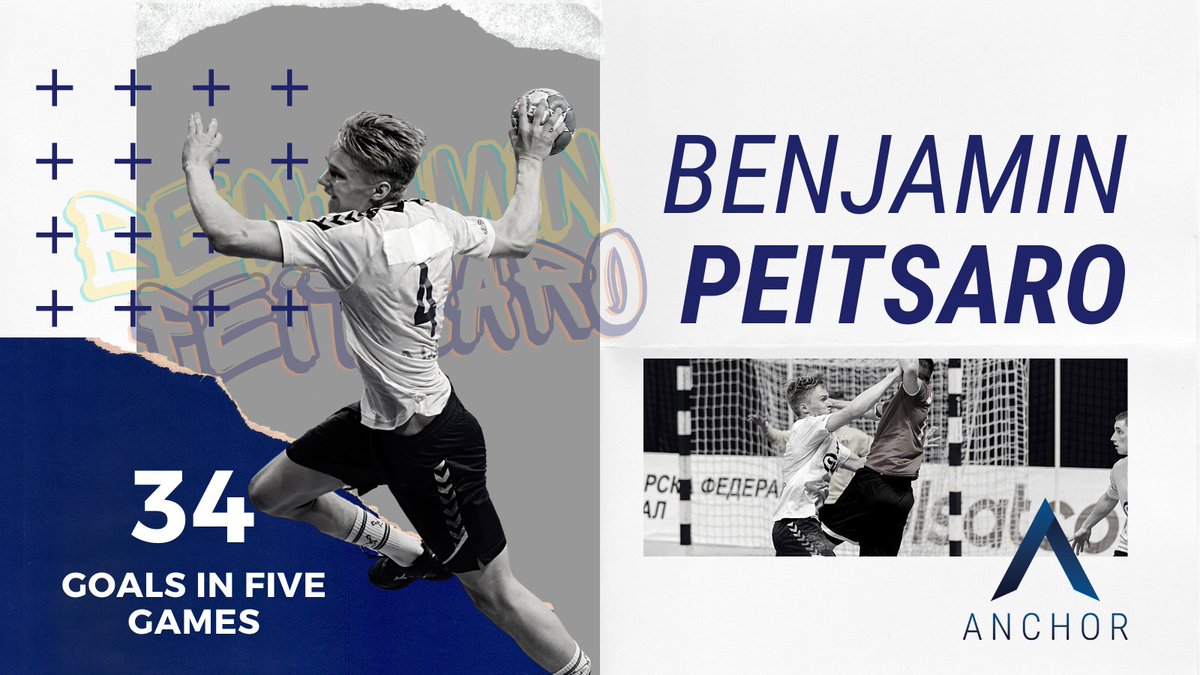 AnchorSport's tweet photo. Finnish prospect Benjamin Peitsaro scored a whopping 34 goals in five games for Finland in the 2022 Men's 20 EHF Championship! Well done Benjamin!💪 https://t.co/FaPZbTvNlQ