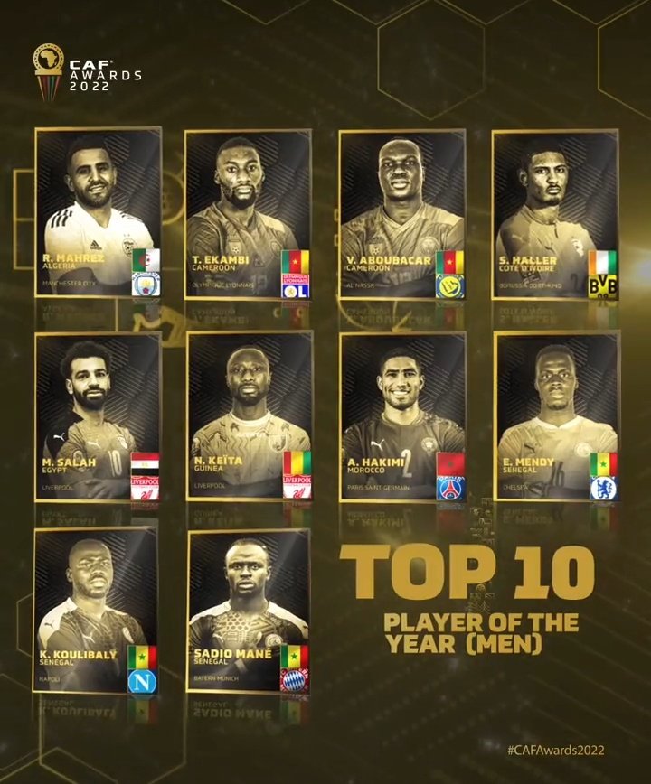 iMiaSanMia's tweet photo. Sadio Mané in the 10-man shortlist for the CAF African Player of the Year https://t.co/mz6JLrMF1E