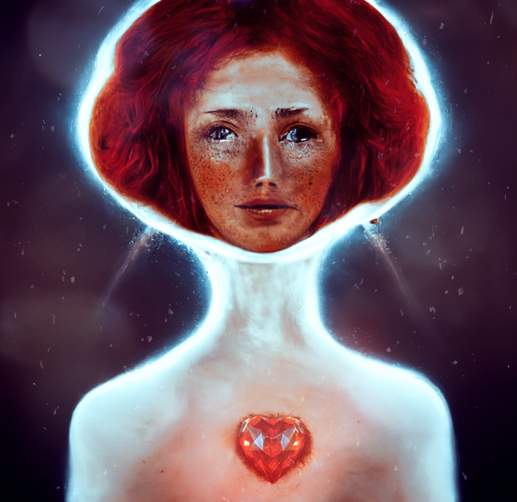 AnaIsabel_Photo's tweet photo. This is my #selflove piece for @NFTartTherapy . 

I decided to try something different, so I played a bit with AI &amp; Photoshop, which I really enjoyed.

For me creativity is also a form of self-love. ♥️

Thank you @LinceMasha for creating this group.

Final result &amp; the before. https://t.co/z5WCbodG58
