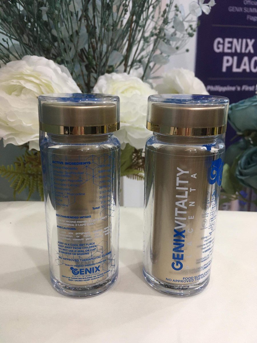 seraphimblue44's tweet photo. Genix Vitality Placenta. Intended to promote Cell Growth, Renewal,
Regeneration, Revitalization and Support Total Immune Function. #genixlaunching #bloggermediaevents #genixsheepplacenta #safeeffective #Genix https://t.co/oSX0g2qwlW