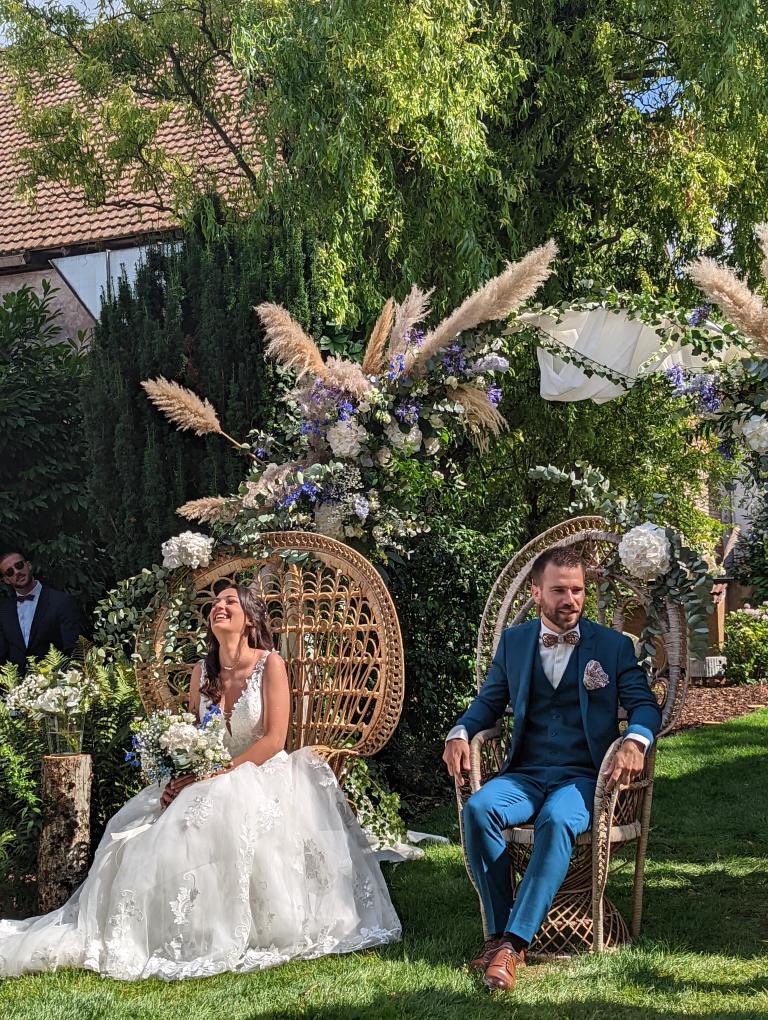 Mairie puis cérémonie laïque. La plus belle journée de notre vie 💍👰🏻‍♀️🤵🏻🤍