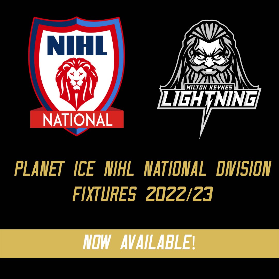 MK Lightning Ice Hockey on Twitter "⚡ Here's your 2022/23 AIB MKL Fixtures!⚡ Fixture list