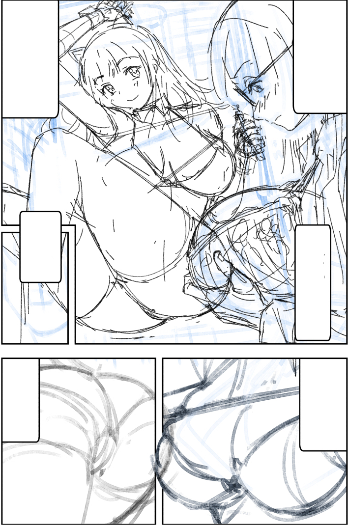 下書き→完成✏ 