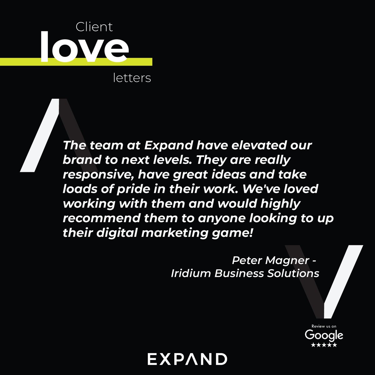 expandagency's tweet image. Our day is going great so far, thank you for asking.  #clienttestimonials #clientrelationships #clientconfidence #whoyouworkwithmatters #googlereviews #clientreview #clientappreciation