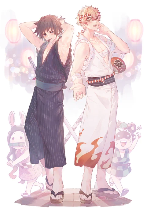 Tomioka &amp; Rengoku. 