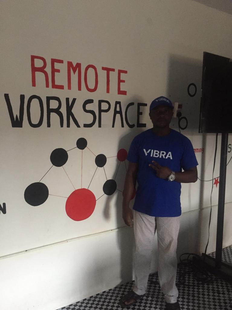 OGA4SKY's tweet photo. Having fun with my @VibraAfrica swag at WittyHub &amp; playing chess with my boy David-Zoe. @tezos @binance @Techpointdotng @gdg_warri @BankyW @Akon @50cent @linode @CodeUpAfrica @StacksNigeria @WarriUpdate @ThePSF @GitLabNG @MailOnline @Petawems @warritechnetwok @Web3foundation https://t.co/ewmkNo7Zwv