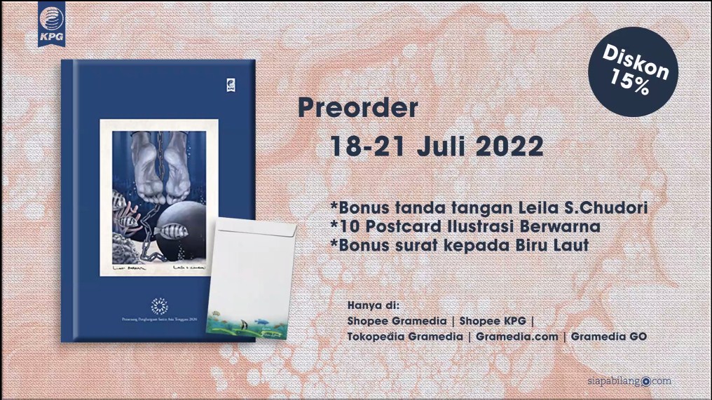 delasyahmareads's tweet photo. 📚Giveaway Laut Bercerita Hard Cover📚

Rules:
-RT dan Like tweet ini
-Rep kesan pertama kamu tentang novel Laut Bercerita.

Pemenang yang beruntung akan mendapat satu buku LB HC + perintilan PO dan bisa request catatan khusus dari penulis di dalam bukunya.

Good Luck. https://t.co/IL8wP2TQaw
