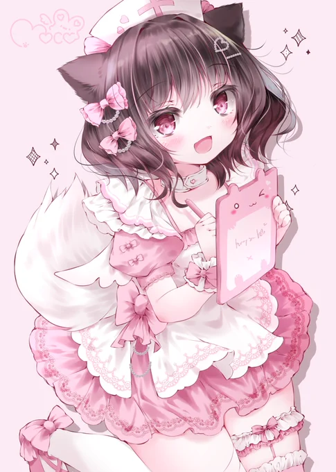 お熱はかりましょうね💉💕

#オリジナル 