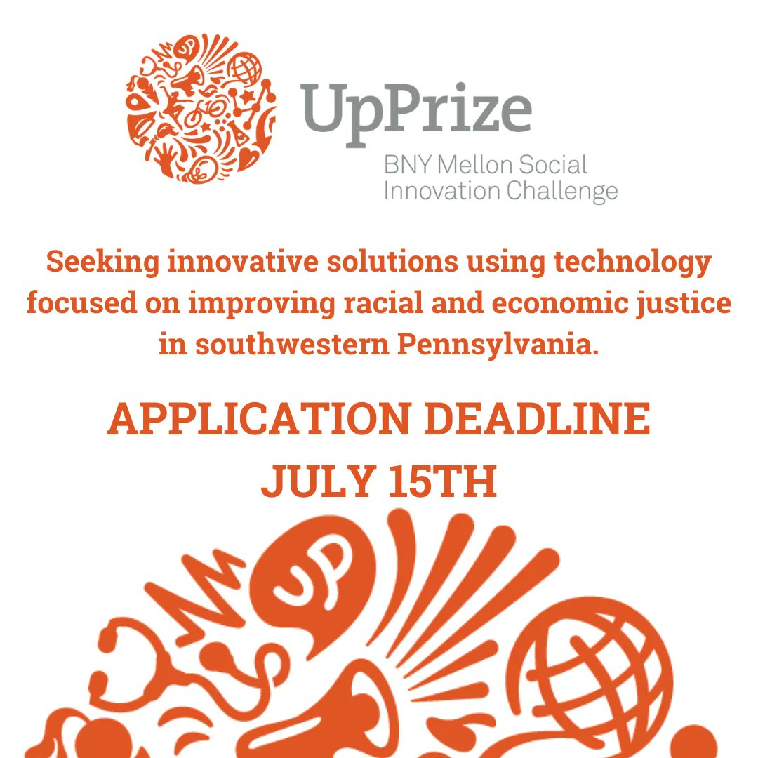 There is still time to submit your application for <a href="/upprize/">UpPrize</a> This year's social innovation challenge is seeking solutions using technology focused on improving racial &amp; economic justice!

Submit your application by July 15th: buff.ly/3a2WQJL

#UpPrize2022 #socialinnovation