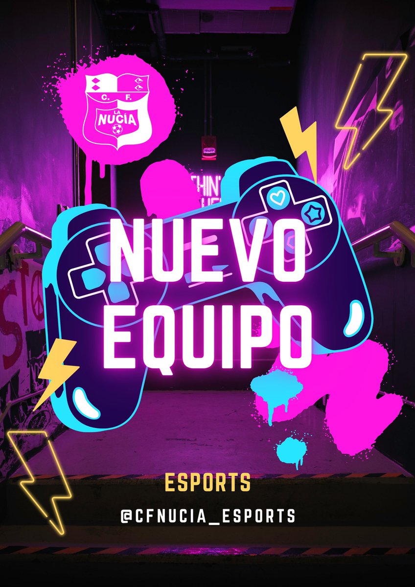 🔴🅒🅕🅛🅝🔴 

𝗲𝗦𝗽𝗼𝗿𝘁𝘀 | Empezamos un nuevo proyecto en los #eSports. 🎮 

Nos mudamos a @cfnucia_eSports. 🔛

SÍGUENOS. 📲

Se viene temporada 🔝. 

#JuguemosAlRojo ♥️

#AmuntNucía
#LaNucíaCiudadDelDeporte