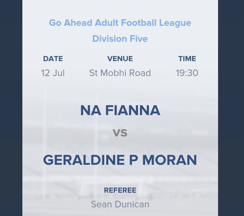 gersgaa's tweet photo. Calling all Gers 📢 📢📢

We need your support tomorrow as our Seniors look to confirm promotion (and maybe more 👀) tomorrow night away to Na Fianna. 📈

The lads are joint top of the league with one game to go. 💪🏻

#COYGers https://t.co/7k3iaGoRYF