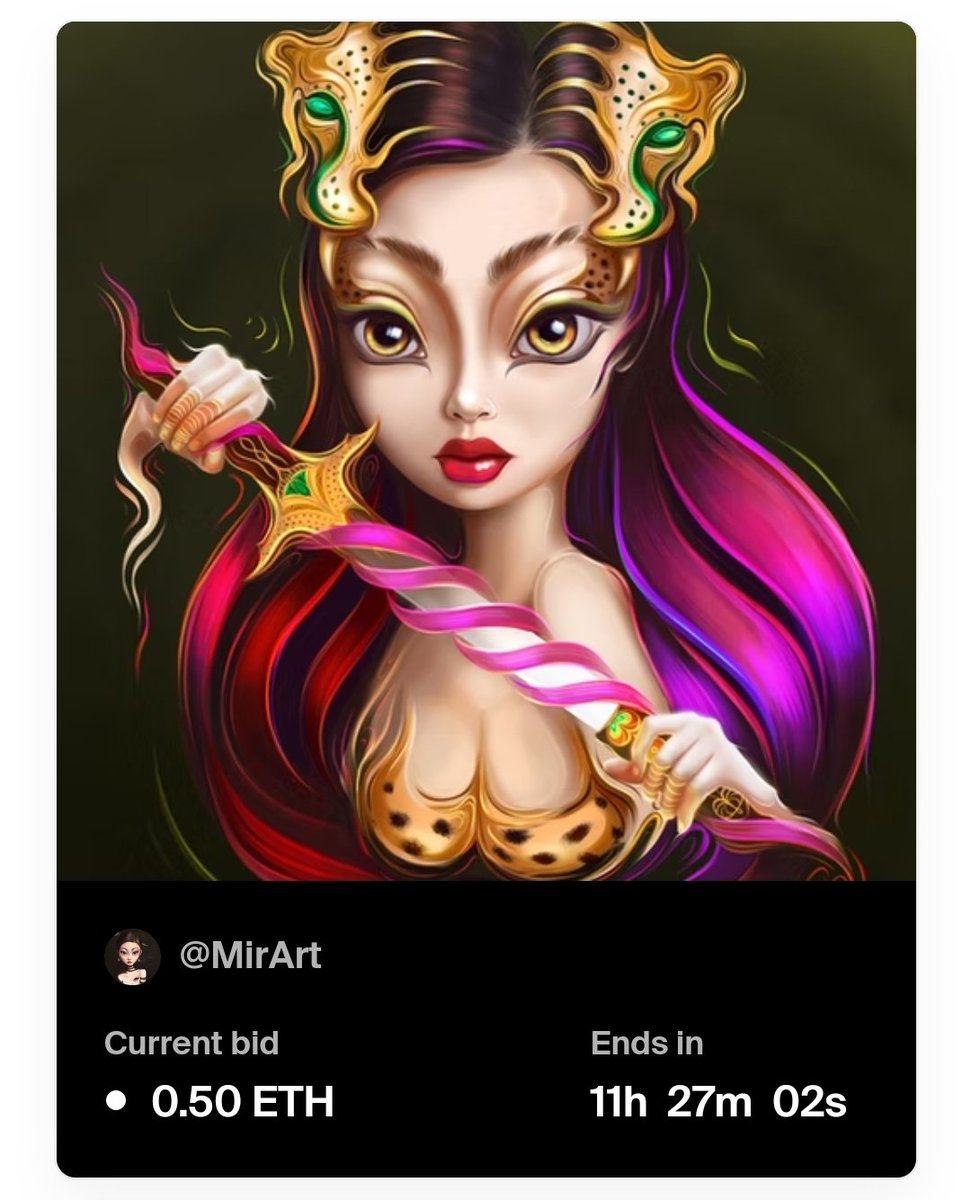 Good Morning #NFTFam 🌿
Have a Great Week ahead ❤️

🌟Auction Update🌟 
11 hours left for my Auction 
Current Bid : 0.50 ETH 

#NFT #NFTCommunity #KatoOGgo #BenjaminKato #FoundationNFT #Auction