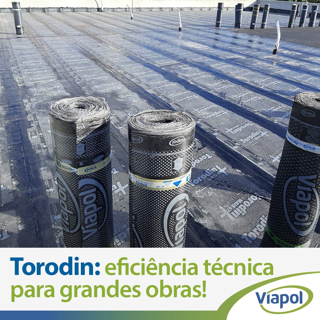 viapol_social's tweet photo. Há mais de 30 anos, as mantas asfálticas da linha #Torodin são parceiras fundamentais para a geração de valor nos empreendimentos!
🧐 E sabe por quê? Confira aqui! https://t.co/AF80ebCVFv https://t.co/Cvf7VcG5gm