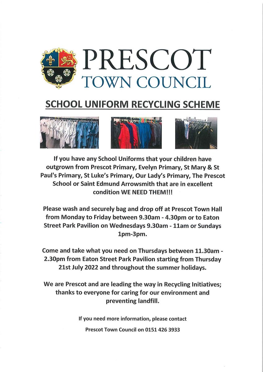 Prescot Town Council tweet media