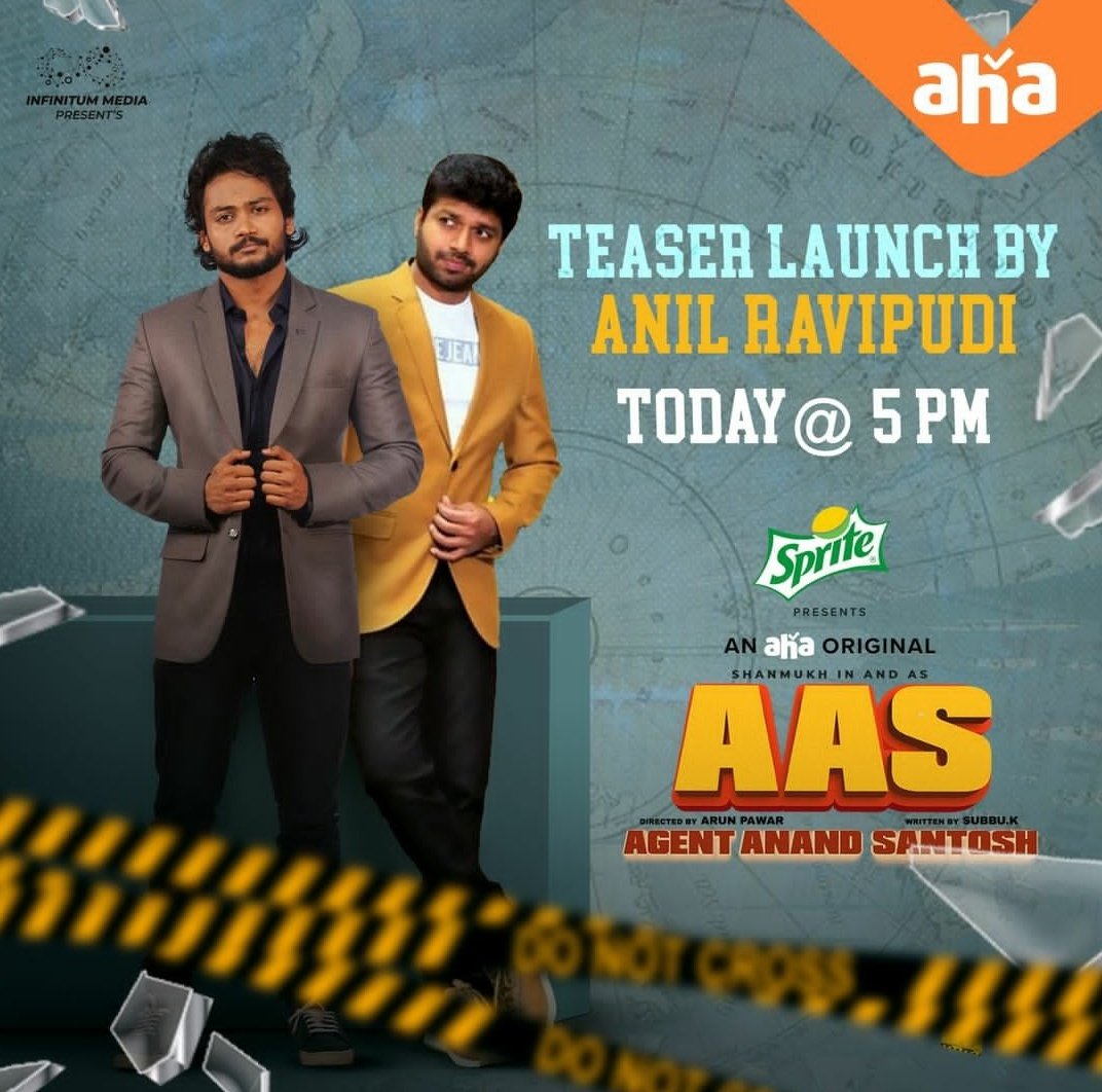18ee058's tweet photo. @TrendsShannu @ahavideoIN @AnilRavipudi 
Eagerly Waiting for AAS teaser 🤩💙
#AASteaser #AgentAnandSantosh 
#AASOnAHA #Shannu https://t.co/Vdnpe1oWuu