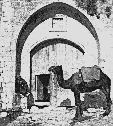 msanpal's tweet photo. @ginnyhogan_ This is the eye of the needle. The needle gate was used when the city gates were closed. The camel must unload in order to pass. It's not a bad thing to be rich per se, but rich people must unload to go into heaven, and not many rich people are prepared to do that https://t.co/rFQ7MF7hgd