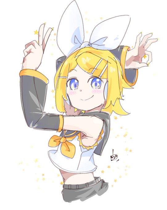 おかえリンちゃん!
🍊✨
#鏡音リン 
