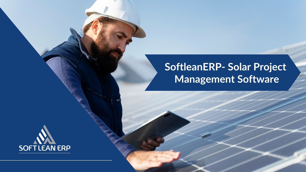 softlean_erp's tweet photo. SoftleanERP- Solar #ProjectManagement Software It offers a comprehensive overview of current, finished, and planned solar projects. It aids in the estimating, tracking of various solar project
Visit: https://t.co/VkB0FbWe15 #solar #projectmanagers #construction #solarpanel https://t.co/x0MOb9BWaB