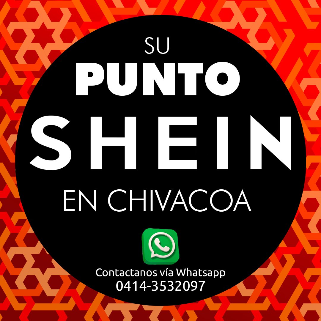 InfinitoBazaar's tweet photo. Somos su #PuntoSHEIN en #Chivacoa💥💃👙
.
📲 Contáctanos al Ws 0414-3532097 Tenemos todas las tallas disponibles 💥💃👙
.
🚚 Hacemos envíos a Toda Venezuela via #DOMESA 💥💃👙
.
#SHEIN #Chivacoa #Venezuela #Falcon #Lara #Yaracuy #Carabobo #DistritoCapital #InfinitoBazaar #VIP https://t.co/ntNYW5MsjJ