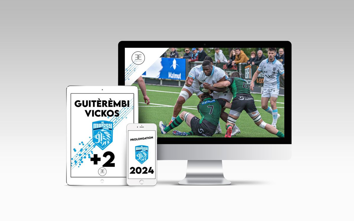 ConsultEngage's tweet photo. Arrivé du @RCSuresnes en 2020 et après deux saisons ponctuées d'une montée en @rugbyprod2, @guiterembi et le @RCME91 prolongent leur contrat jusqu'en 2024 !

✍️ 🏉

🏆 @RugbyNationale 2021/2022

@acturugby @ActusProD2 @AllRugbyCom @RugbyramaFR @LeRugbynistere https://t.co/Lv67DillSv