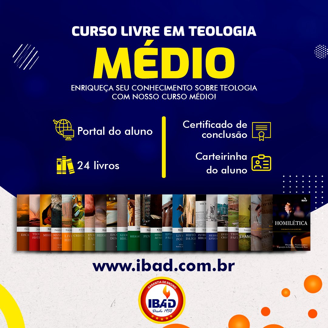 IBAD_OFICIAL's tweet photo. 💡Conheça o nosso curso médio em Teologia!
Entre em contato e tire todas as dúvidas  - (12) 98117-6532

#ibad #teologia https://t.co/W9xjpDDkuv
