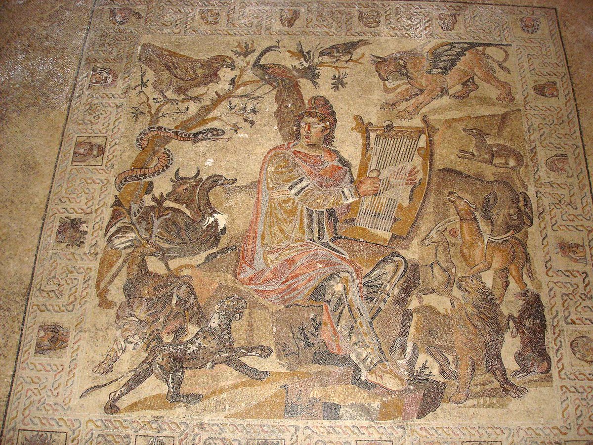 <a href="/DrNWillburger/">Nina Willburger</a> Orpheus and the animals. Philippopolis Museum. Syria