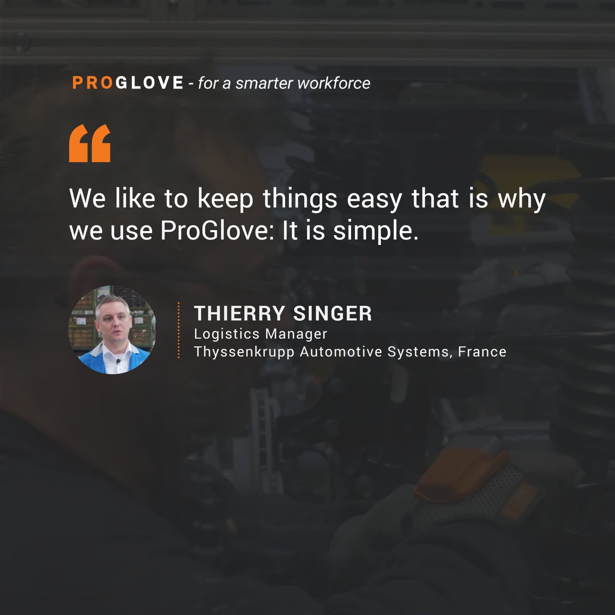 ProGlove (@proglove) on Twitter photo Simplicity is the key to success! That's what convinced <a href="/thyssenkrupp/">thyssenkrupp</a> to use ProGlove's smart wearables for sequencing, giving their workers unrestricted movement between workstations.
See how we can also help your business by requesting a free demo: proglove.com/request-demo/?… Simplicity is the key to success! That's what convinced <a href="/thyssenkrupp/">thyssenkrupp</a> to use ProGlove's smart wearables for sequencing, giving their workers unrestricted movement between workstations.
See how we can also help your business by requesting a free demo: proglove.com/request-demo/?…