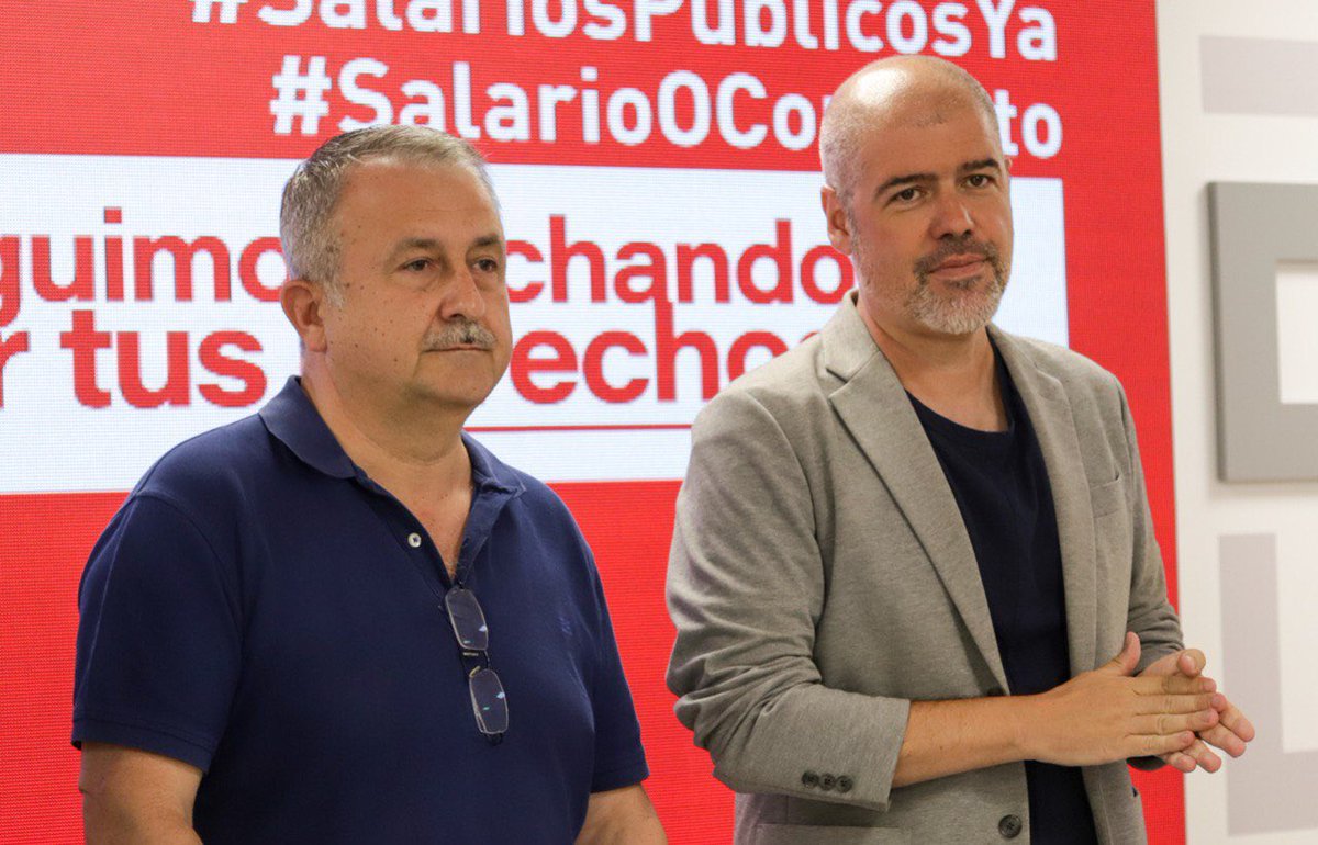 #SalariosPublicosYA #SalarioOConflicto 

“Es necesaria una subida salarial y la modernización de los servicios públicos para ser útiles a la sociedad”

ccoo.es/noticia:632073…

🎥 youtube.com/watch?v=mY22aS…