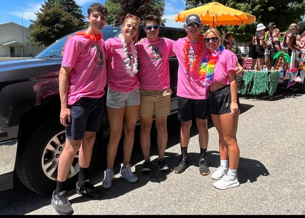 HCSDHuskies's tweet photo. Congrats to our HC Cheerleaders for taking first place for Best Dance/Gymnastics in the Cherry Fest parade!  A few snapshots from Saturday’s parade. #HCBeTheOne https://t.co/CjhgAK1oDo
