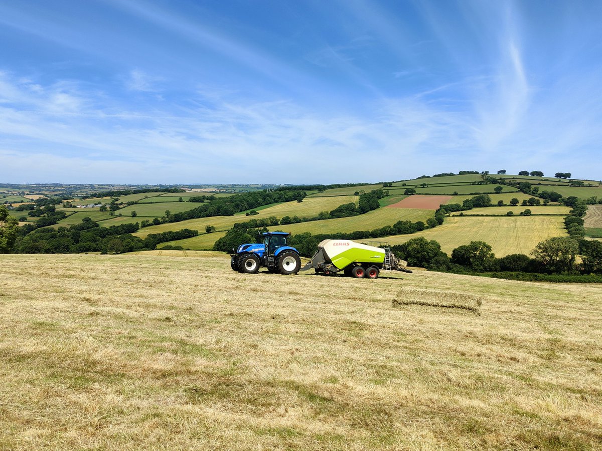 LeeFarming's tweet photo. Great start to the week #propersummer #hay https://t.co/HcDxyH06e6