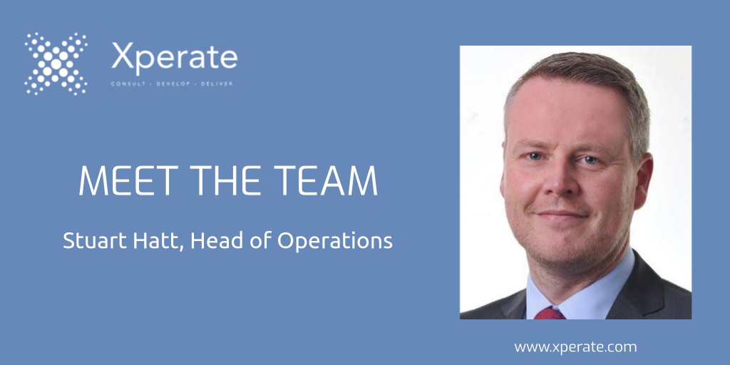 Next in our Meet The Team series is our Head of Operations, Stuart Hatt. Stuart is responsible for ensuring all client projects are managed, &amp; delivered, to the very highest standards. 
You can find out more about Stuart &amp; the rest of the leadership team @ xperate.com/leadership-team