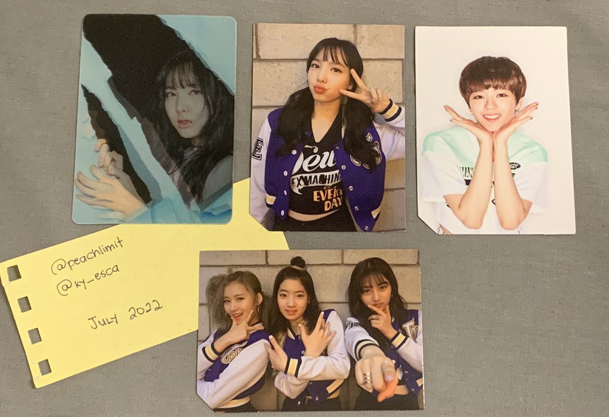 peachlimit's tweet photo. wts lfb twice photocards
[ ph only ] 

hello everyone i'm selling all my twice photocards from the story begins to feel special and other concert / event cards, kindly dm me for more details

#photocards #wts #lfb 

nayeon jeongyeon momo sana jihyo mina dahyun chaeyoung tzuyu https://t.co/LfDJIxkYeb