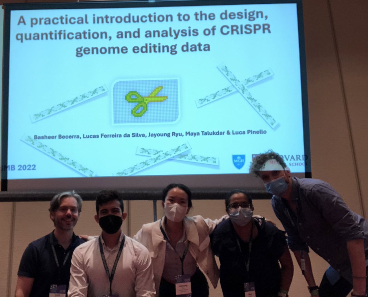BasheerBecerra's tweet photo. The @lucapinello lab had a great time holding our #ISMB2022 tutorial yesterday! Thank you to the conference organizers and the tutorial attendees! https://t.co/w2sWBJ8Bj6
