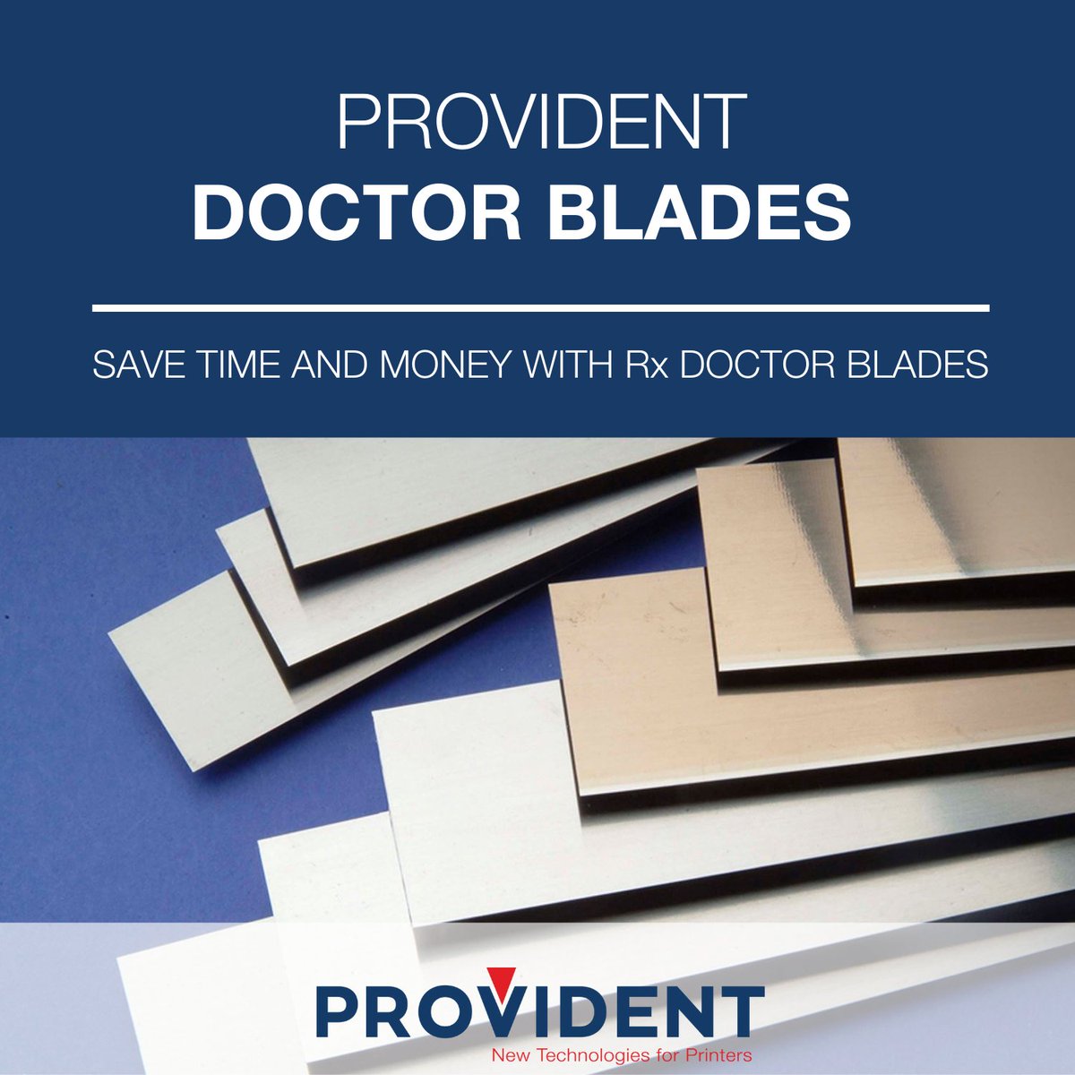 Provident doctor blades are produced from the highest grade of steel, balancing perfectly between a combination of straightness and flatness, giving your products an edge &amp; surface finish. Save time and money with Rx Doctor Blades! 
hubs.li/Q01gtd7z0