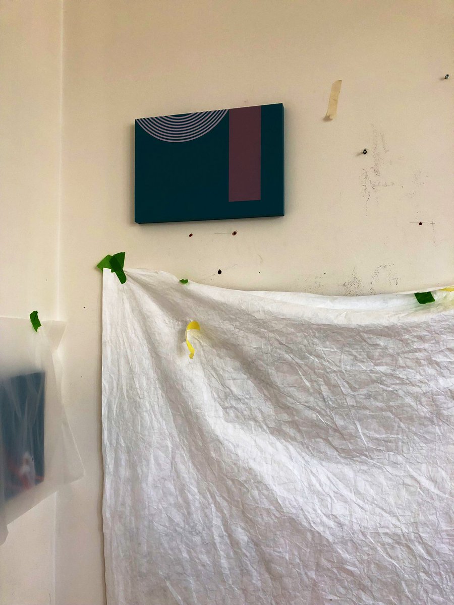 Wrongone100's tweet photo. 🟨 visit   2 Tess Jaray RA   💐a great  artist &amp; my tutor at the slade  ⬛️◻️◾️🔲🔳◾️      🟦 https://t.co/z7gJqMAAHt