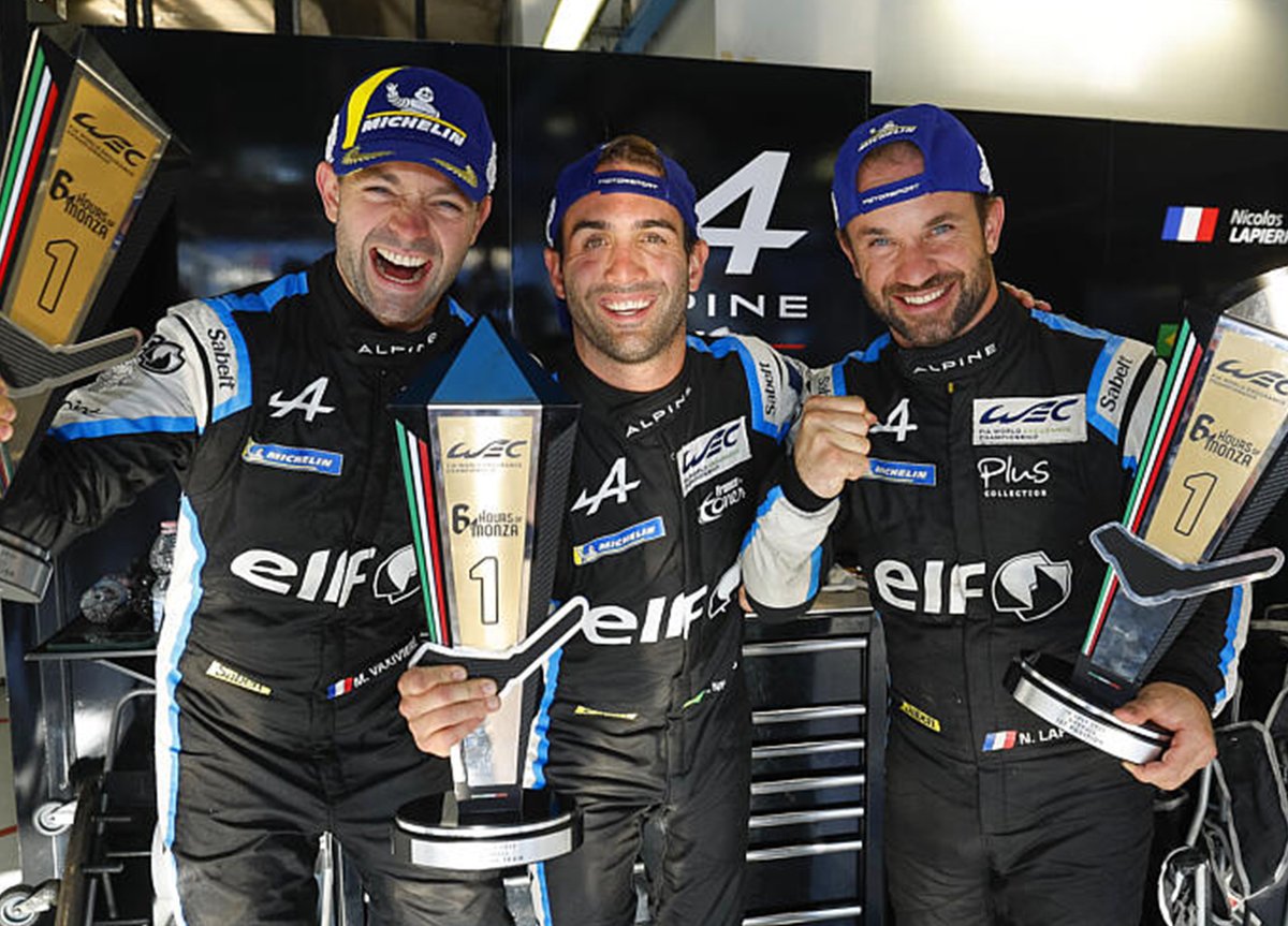 roole_fr's tweet image. 🏆 Bravoooo @SignatechAlpine pour cette belle victoire à Monza !

Quelle performance @Nico_Lapierre @NegraoAndre et @Matt_vaxiviere ! 🤩 Nous sommes fiers d'être à vos côtés.

Roole, partenaire de @SignatechAlpine 
#6HMonza #FIA #AlpineEnduranceTeam