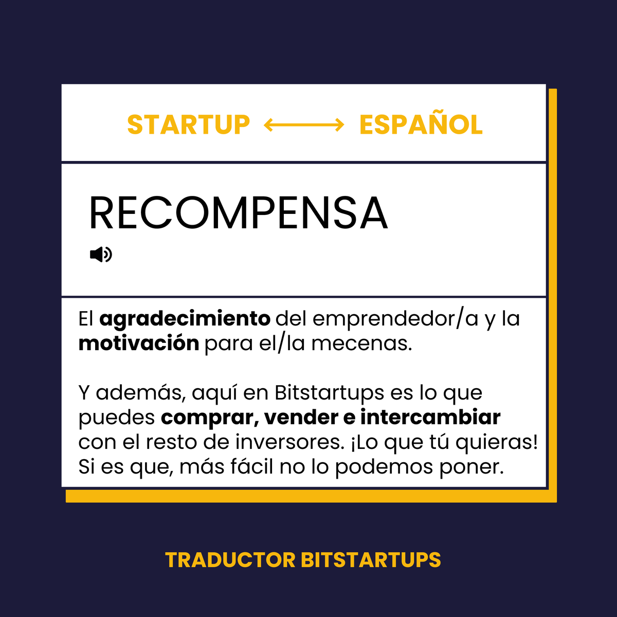 Bitstartups's tweet photo. ¿Todavía no te has enterado de lo que es una recompensa y has estado fingiendo todo este tiempo?🤔 No te preocupes, de hoy no pasa🔥

#emprendedores #liderazgo #lider #startups #startup #negocio #crowdfunding #blockchain #emprender #emprendimiento #financiación #marketing https://t.co/H3hwmhQDlw
