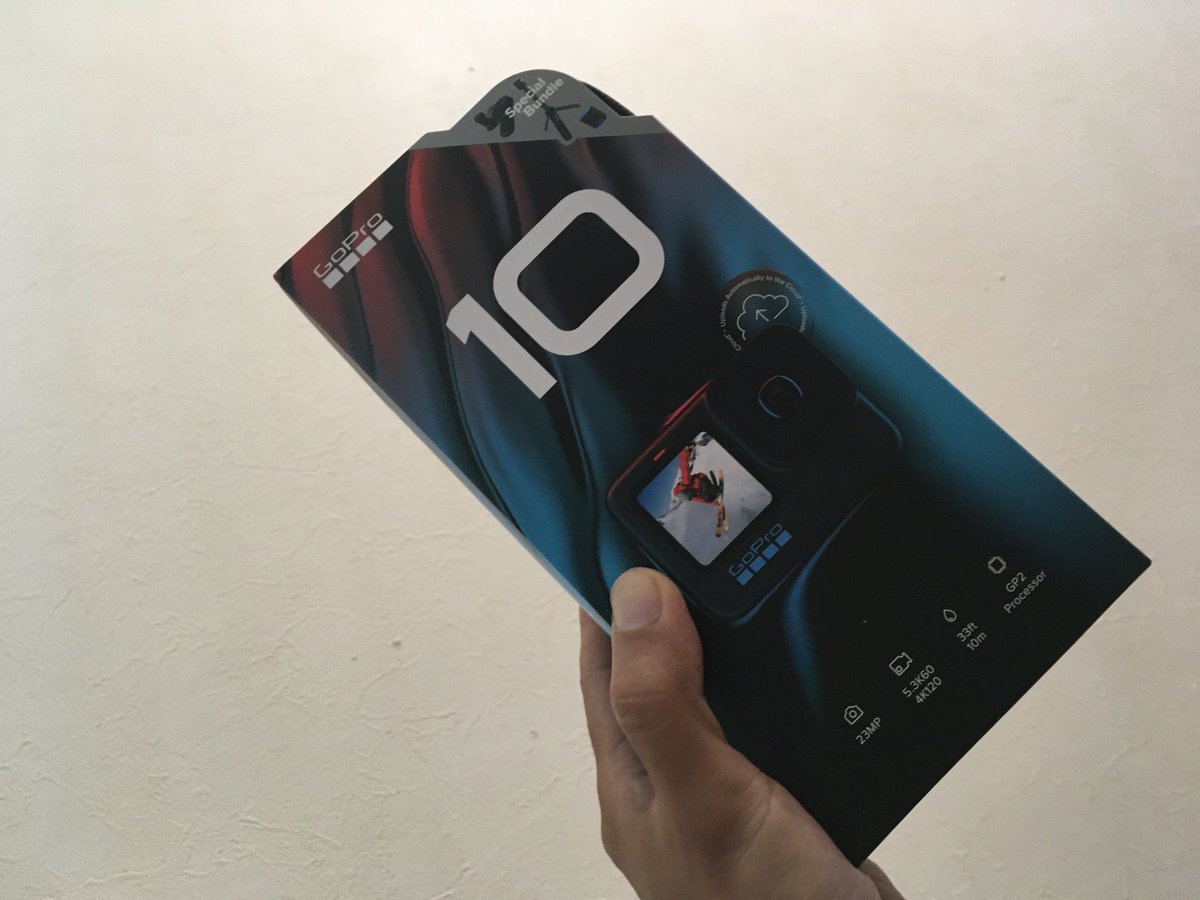 kumaax51's tweet photo. 📹届いた #GoPro10 https://t.co/P2Xntffv0T