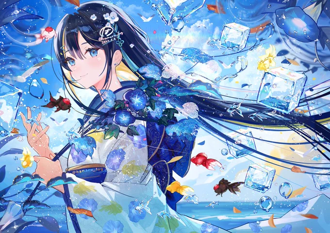 #絵柄が好みって人にフォローされたい
涼しい色が好きですどうぞよろしくお願いします!🦋 