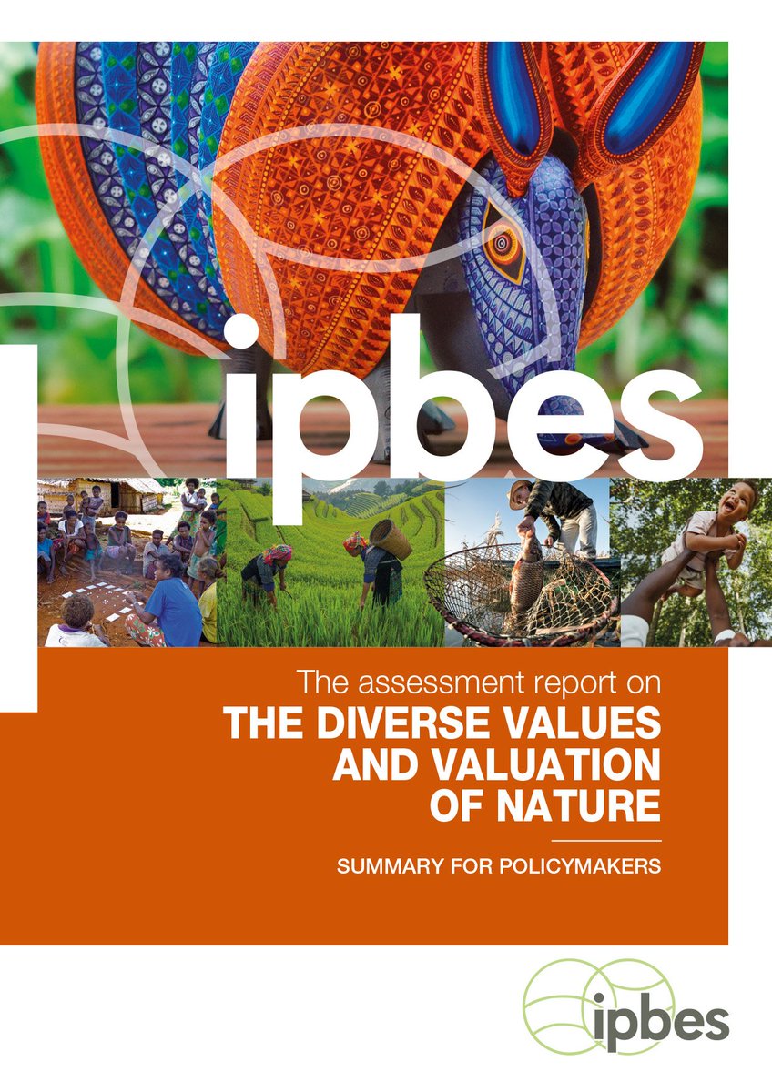 #JustPublished

Summary for policymakers of the IPBES 𝗺𝗲𝘁𝗵𝗼𝗱𝗼𝗹𝗼𝗴𝗶𝗰𝗮𝗹 𝗮𝘀𝘀𝗲𝘀𝘀𝗺𝗲𝗻𝘁 𝗼𝗳 𝘁𝗵𝗲 𝗱𝗶𝘃𝗲𝗿𝘀𝗲 𝘃𝗮𝗹𝘂𝗲𝘀 𝗮𝗻𝗱 𝘃𝗮𝗹𝘂𝗮𝘁𝗶𝗼𝗻 𝗼𝗳 𝗻𝗮𝘁𝘂𝗿𝗲

doi.org/10.5281/zenodo…

Grab your own copy

#IPBES9 #ValuesAssessment