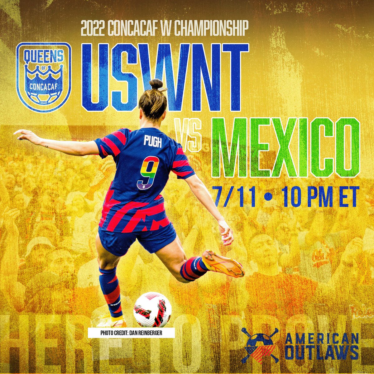 MATCHDAY 🇺🇸 vs 🇲🇽 

Our ticket to 🇦🇺|🇳🇿 2023 is punched — keep up the positive momentum so we can clinch Paris 2024 a week from tonight.