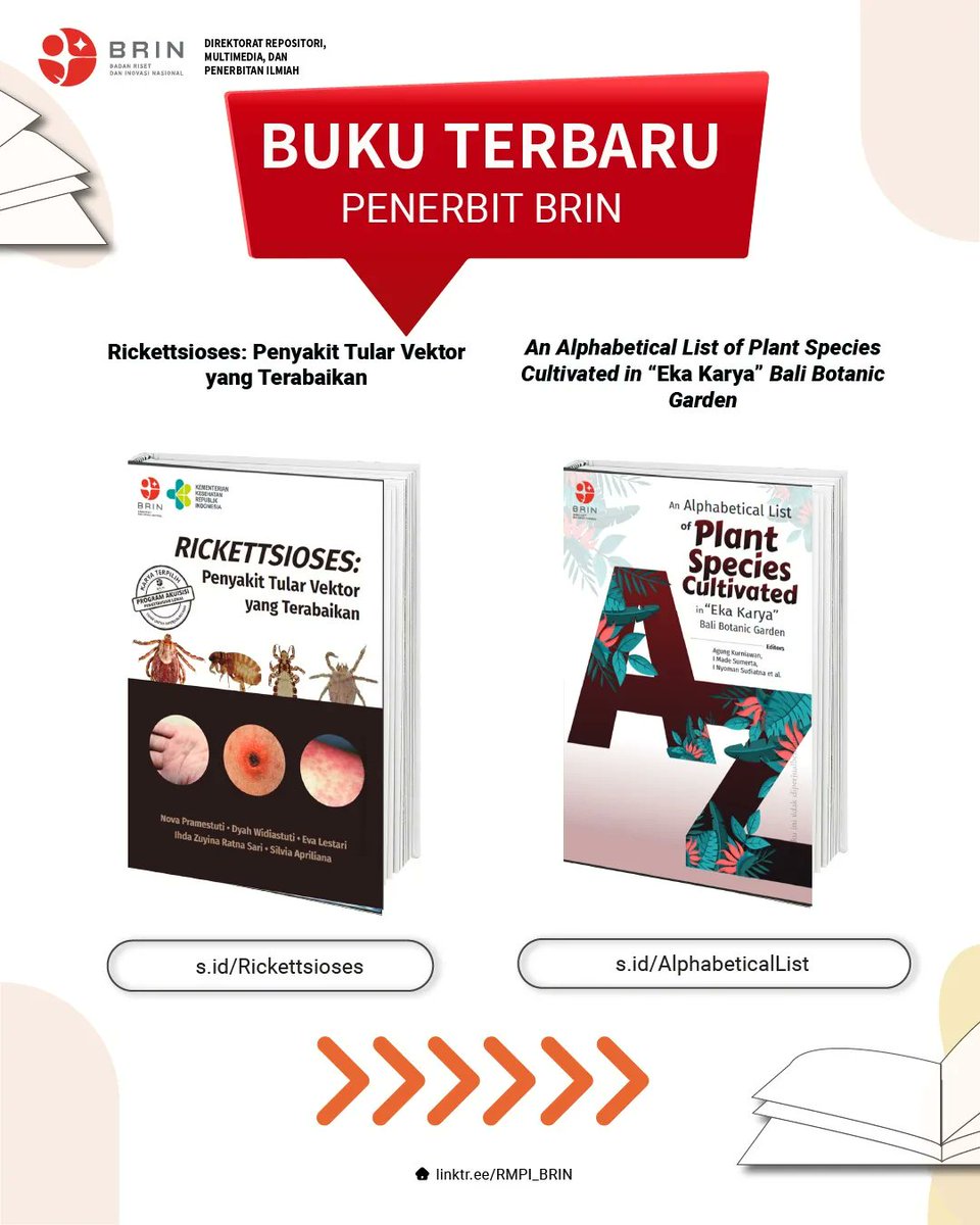 Hai, #KawanBRIN! Mimin mau membagikan informasi buku terbaru dari Penerbit BRIN, nih. Yuk, simak utas berikut!