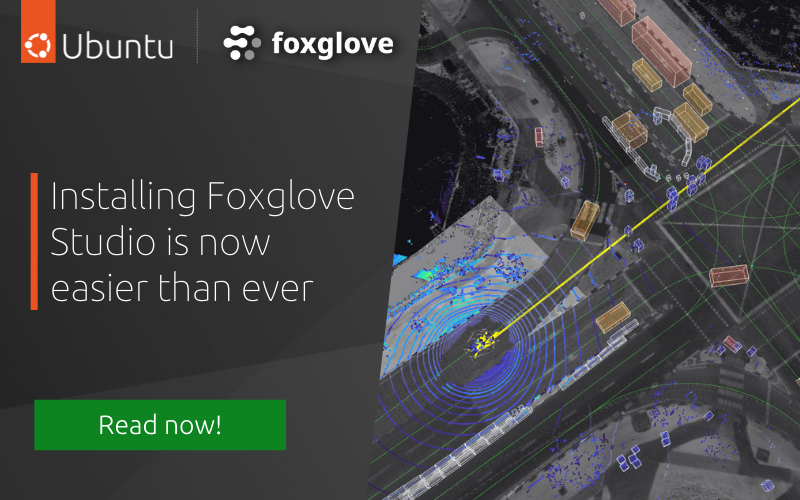 Canonical's tweet photo. Foxglove has announced the release of the Foxglove Studio snap, which helps you experience the world as a robot does. By diversifying with a snap, it's available to millions of #Linux users that can install this #opensource with a single terminal command.

https://t.co/SLiIrj8JUF https://t.co/xCVjNGPBk4