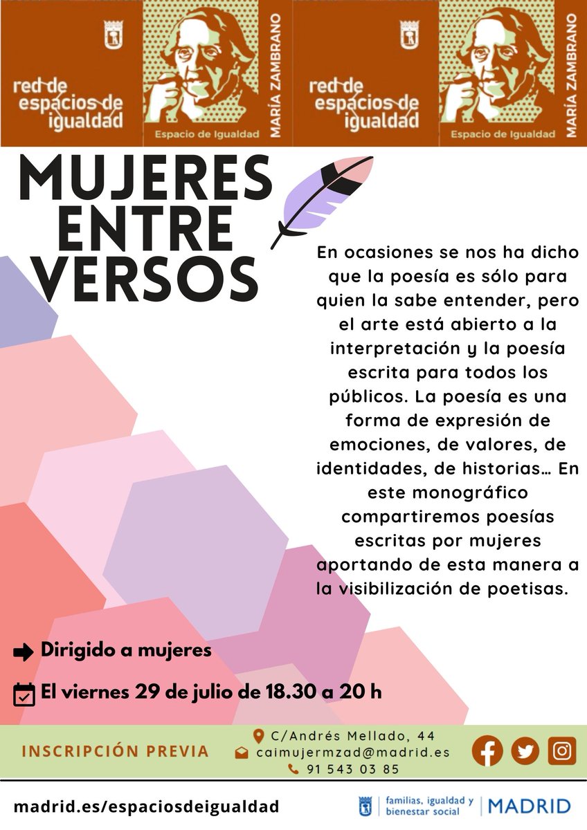 EIMariaZambrano's tweet photo. Recuerda que puedes seguir contando con nosotras, y solicitar:
👉#atencionpsicologica
👉#asesoramientojuridico
👉#orientacionlaboral
#Igualdad #Empoderamiento #BrechaDigital #BrechaGenero #Autocuidado #Bienestar #PerspectivaGenero #Feminismo #Mujeres #LGTBI #EspaciosdeIgualdad https://t.co/iTSehaKxq0