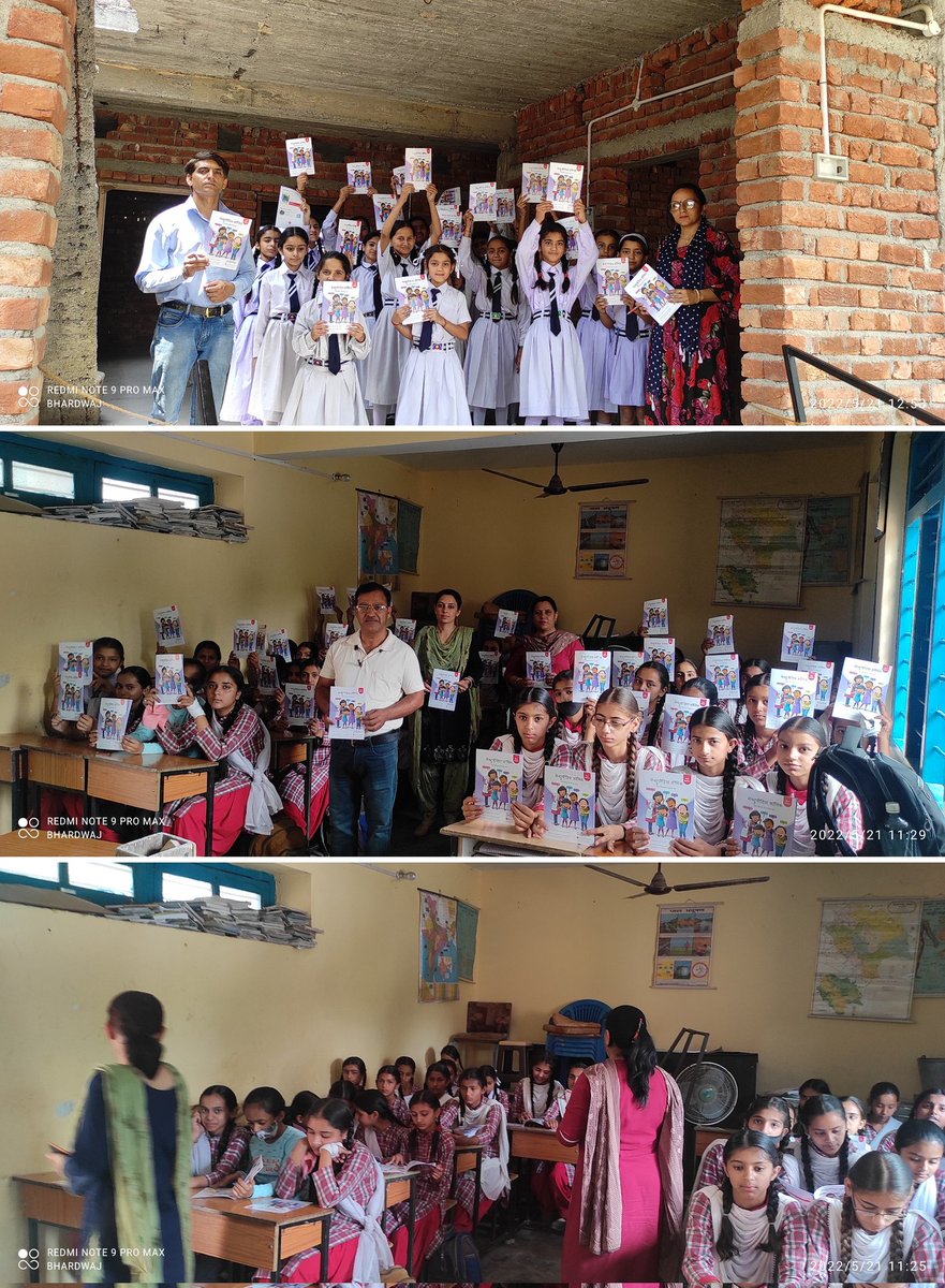 SF_NGO's tweet photo. Shweta's Foundation distributed Menstrupedia comic books in Government Senior School village Bagga and Era Public School village Kuthera, District Kangra, Himachal pradesh. 
#menstruation #periods  #menstruationmatters #menstrualcycle https://t.co/Owj8kmZVCA