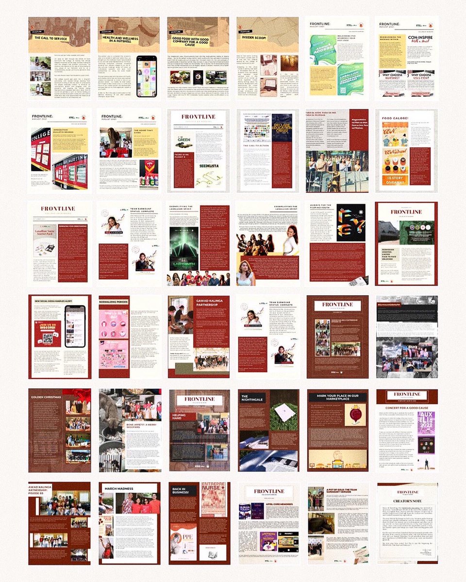 usls_nsg's tweet photo. Flashback to August 2021 when we first introduced to you our Nursing Newsletter, the FRONTLINE—such a great start to a spectacular year! Thank you for this opportunity, Dear Phoenixes! ❤️ Till next time! 

#BeINvolved 

Caption and Content by Aileen Baroy 
Layout by Jessica Leal https://t.co/ShCwV8xgEd